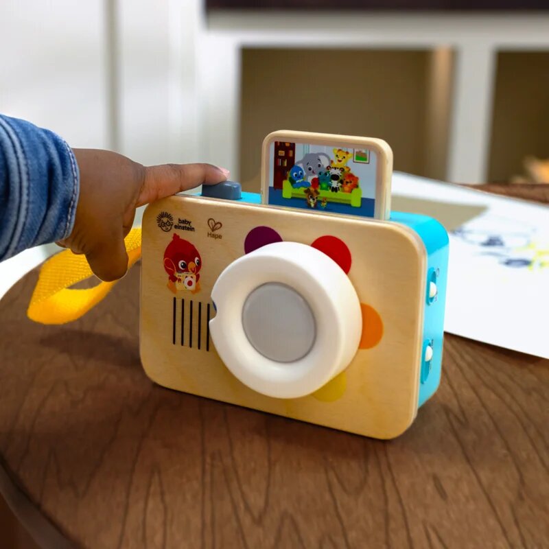Baby Einstein Hape Learning Lens Toy Camera aktivity hračka 6m+ 1 ks