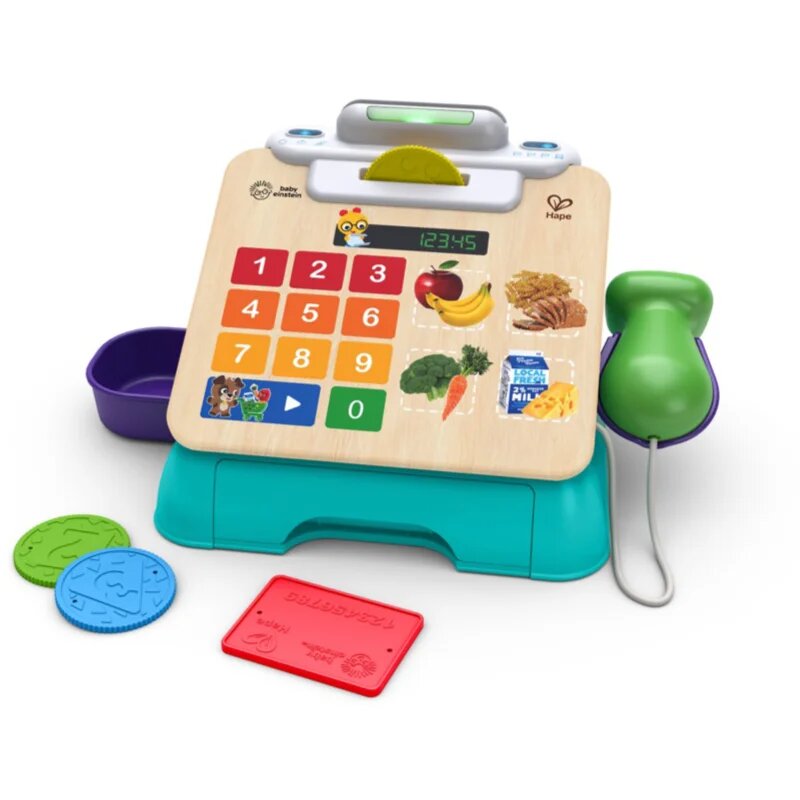 Baby Einstein Hape Magic Touch Cash Register aktivity hračka 9 m+ 1 ks