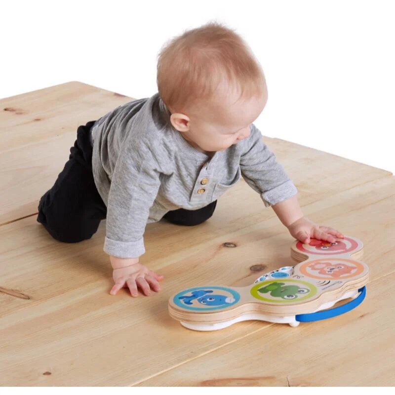 Baby Einstein Magic Touch Drums Wooden hudební hračka ze dřeva 6m+ 1 ks