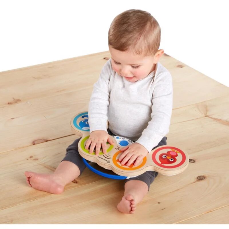 Baby Einstein Magic Touch Drums Wooden hudební hračka ze dřeva 6m+ 1 ks