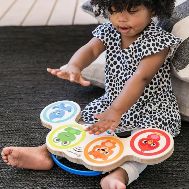 Baby Einstein Magic Touch Drums Wooden hudební hračka ze dřeva 6m+ 1 ks