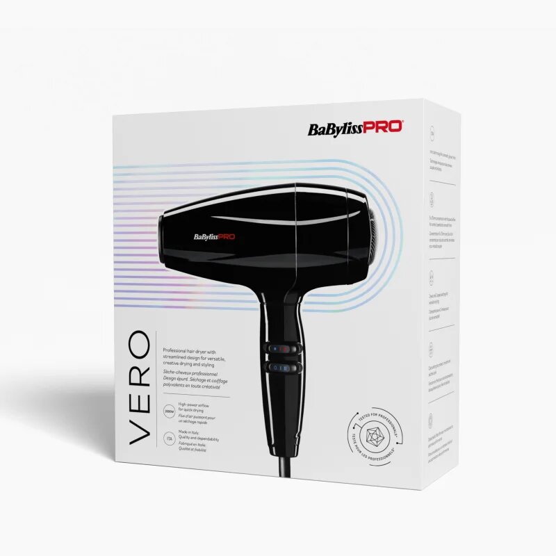 BaByliss PRO Ionic AC dryer 2000W fén na vlasy 1 ks