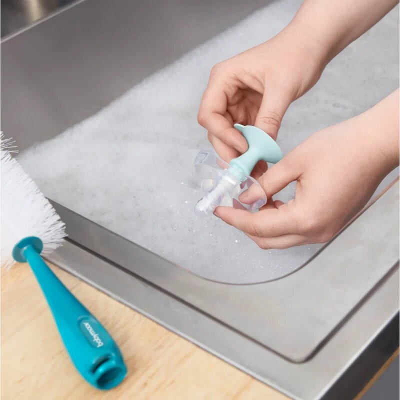 Babymoov Baby Bottle Brush 2 in 1 kartáč na čištění 2 v 1 1 ks