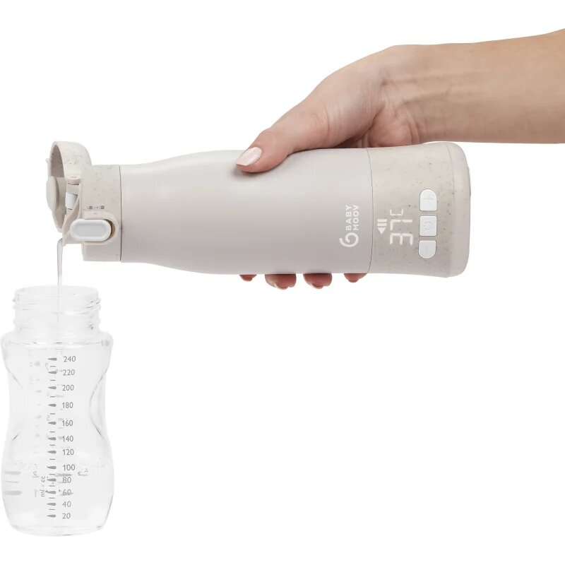 Babymoov Moov & Feed Mineral Beige ohřívací láhev 1 ks
