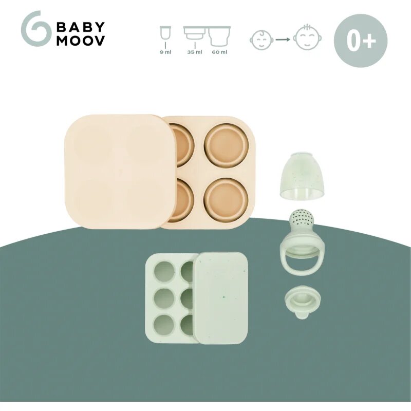 Babymoov Silicone Containers & Feeder Set sada silikonových multi-dávkovačů na jídlo