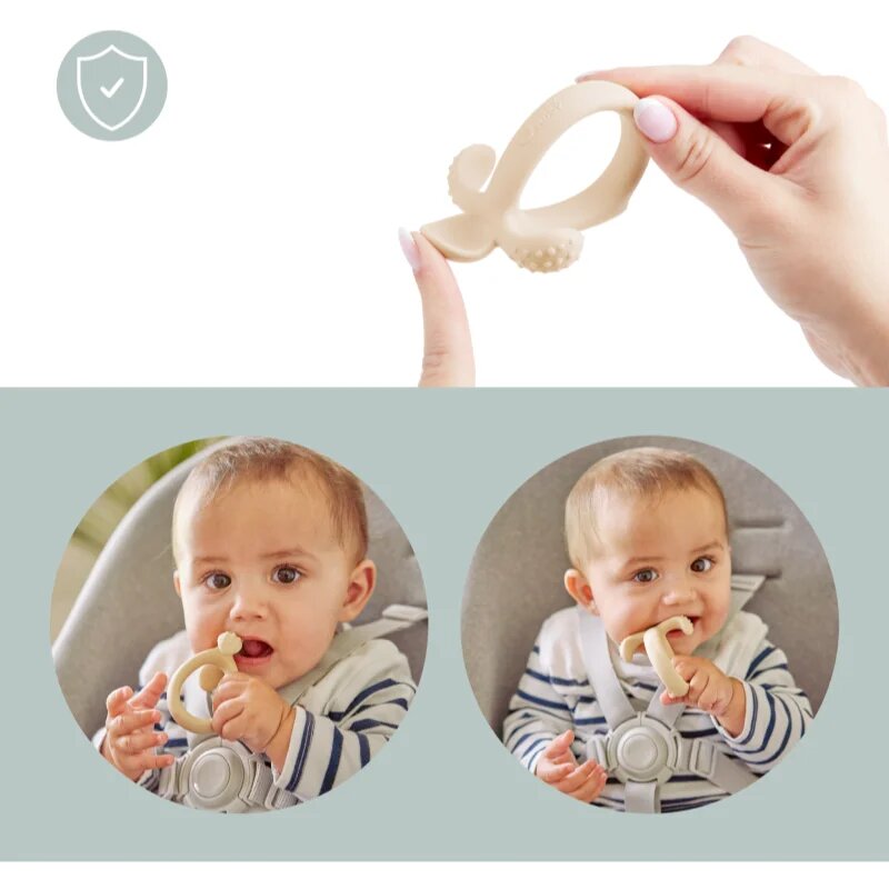 Babymoov Teething Spoon lžička 4m+ Beige 1 ks