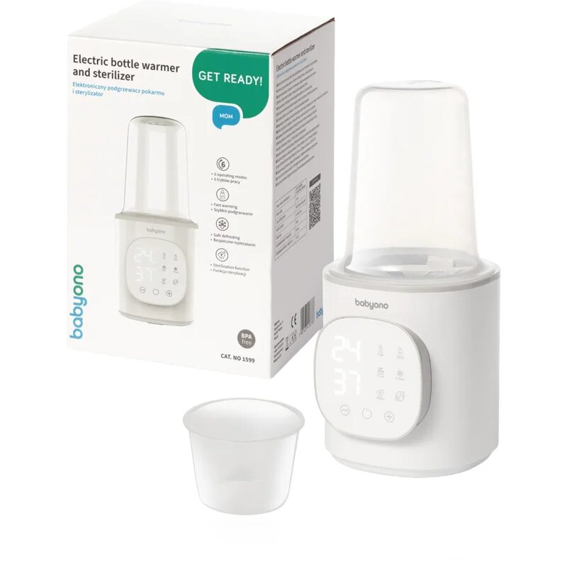 BabyOno Electric Bottle Warmer and Sterilizer multifunkční ohřívač kojeneckých lahví 1 ks