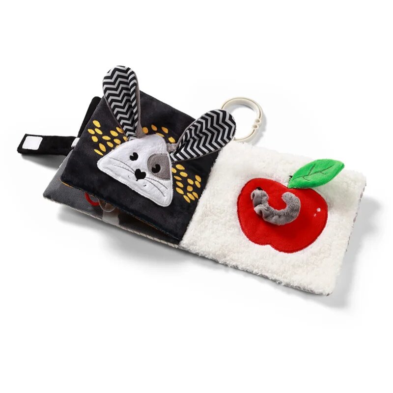 BabyOno Mouse kontrastní edukativní knížka 0m+ 1 ks