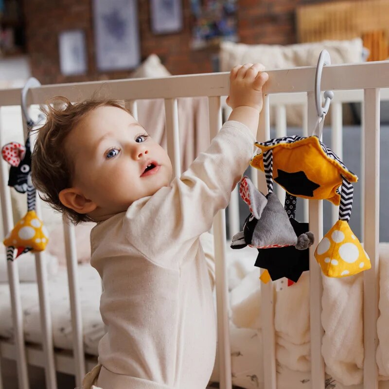 BabyOno Mouse kontrastní závěsná hračka 0m+ 1 ks