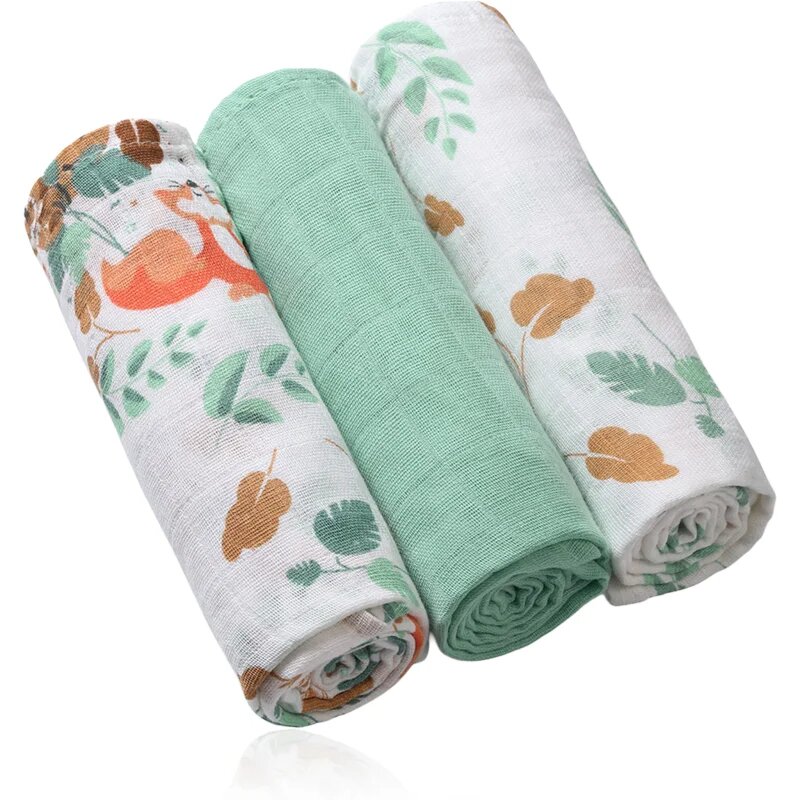 BabyOno Super Soft Mint látkové pleny 70x70 cm Mint 3 ks