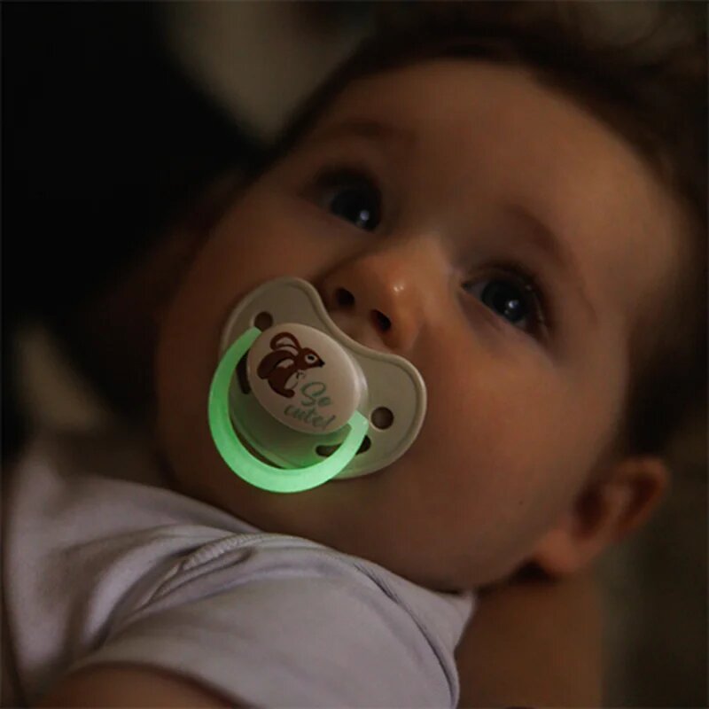 BabyOno Take Care Anatomical Silicone Soothers dudlík Day & Night 6-18m 2 ks