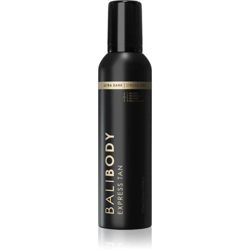 Bali Body 1 Hour Express Ultra Dark samoopalovací pěna odstín Ultra Dark 225 ml