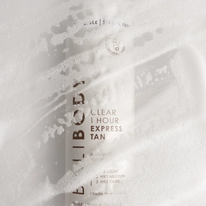 Bali Body Clear Express Tan transparentní samoopalovací pěna 225 ml