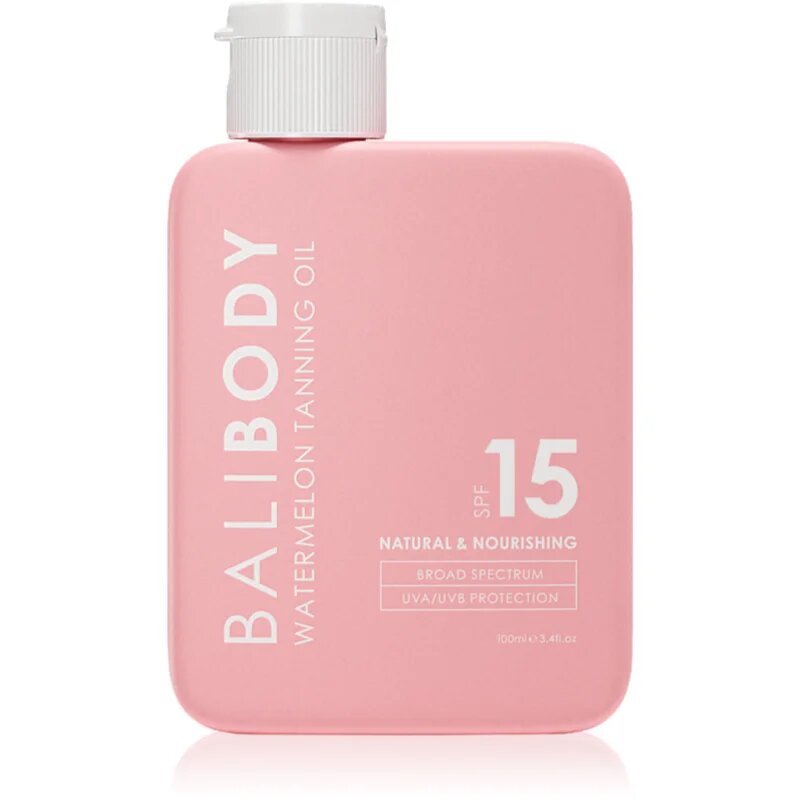 Bali Body Watermelon Tanning Oil olej na opalování SPF 15 100 ml