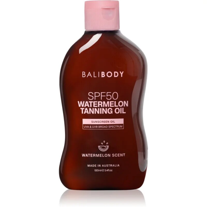 Bali Body Watermelon Tanning Oil olej na opalování SPF 50 100 ml