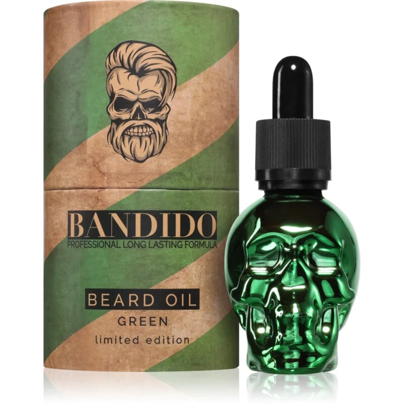 BANDIDO Beard Oil olej na vousy odstín Green 40 ml