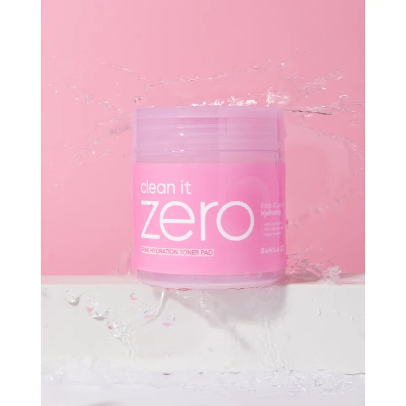 Banila Co. clean it zero Pink Hydration Toner Pad tonizační polštářky s hydratačním účinkem 70 ks