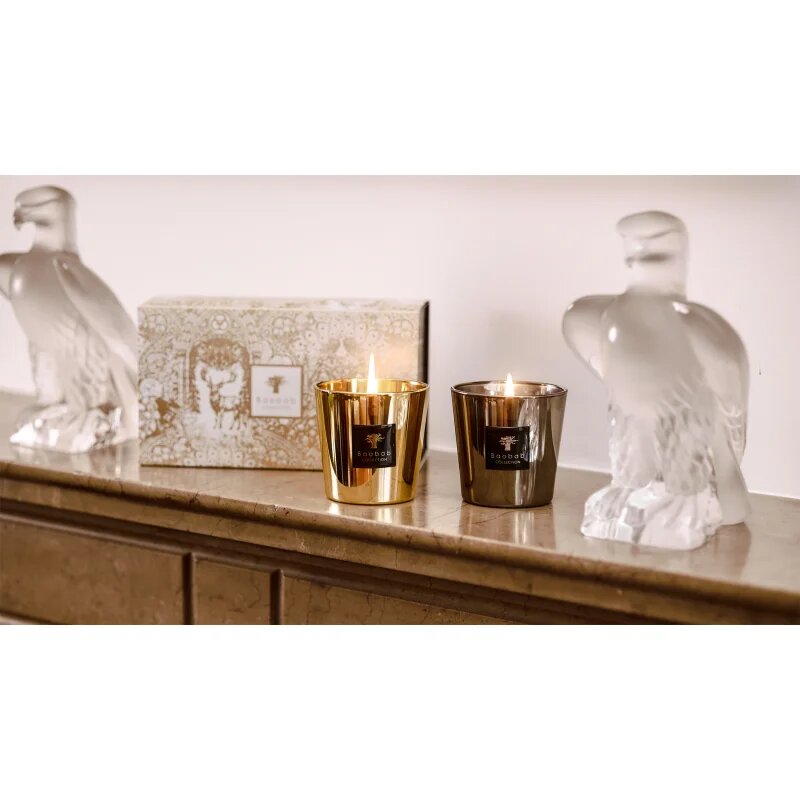 Baobab Collection Aurum & Platinum Les Exclusives Duo Candle Box dárková sada