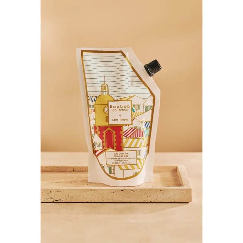 Baobab Collection My First Baobab À Saint-Tropez sprchový gel – náhradní náplň 350 ml