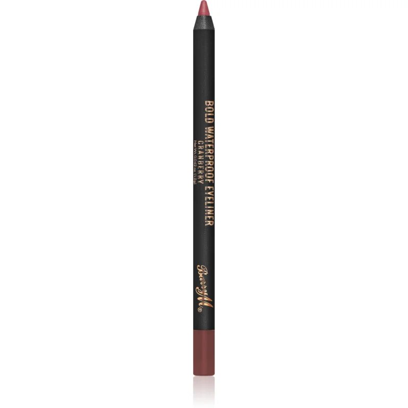 Barry M Bold Waterproof Eyeliner voděodolná tužka na oči odstín Cranberry 12 g
