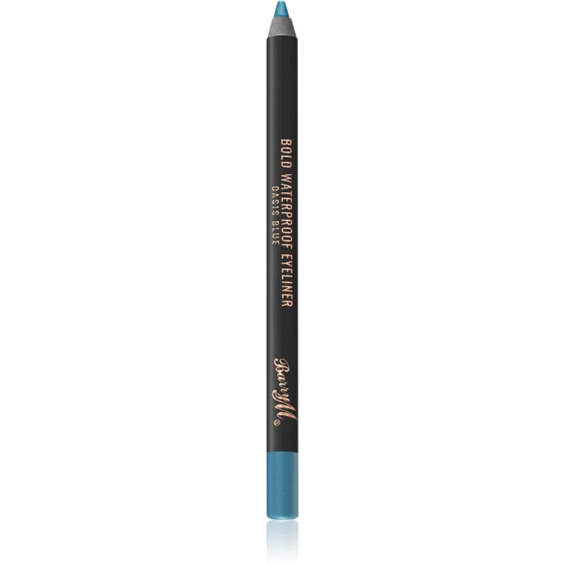 Barry M Bold Waterproof Eyeliner voděodolná tužka na oči odstín Oasis Blue 12 g