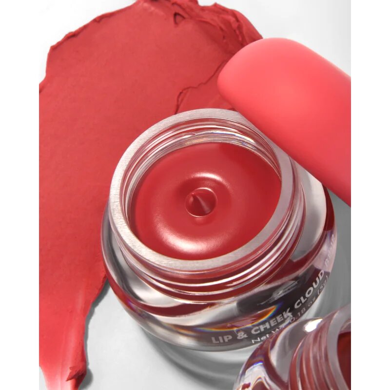 Barry M Cloud Blur multifunkční líčidlo na rty a tváře odstín Strawberry Jam 5 g