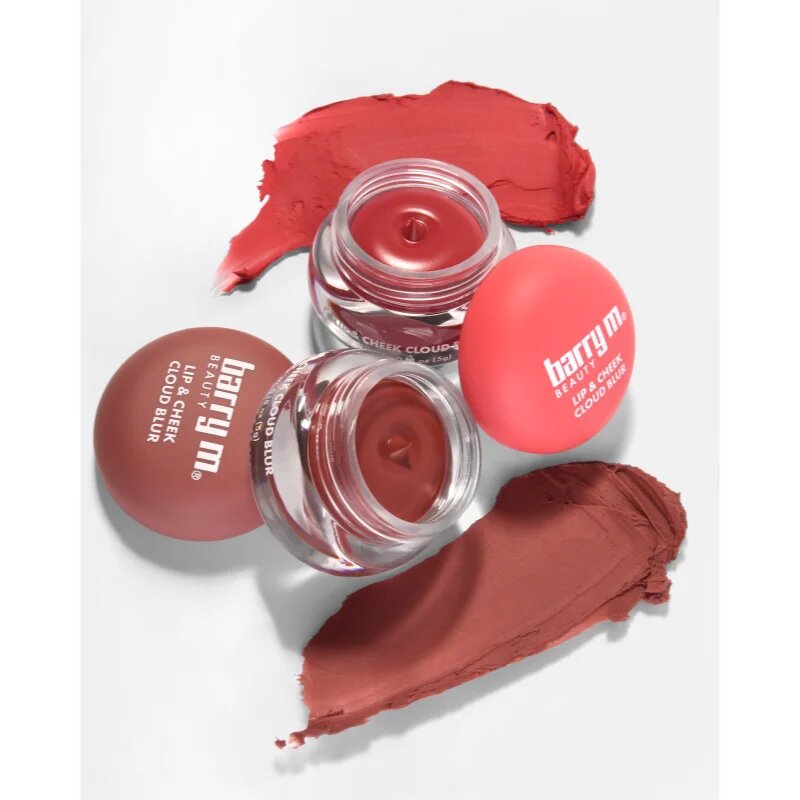 Barry M Cloud Blur multifunkční líčidlo na rty a tváře odstín Strawberry Jam 5 g