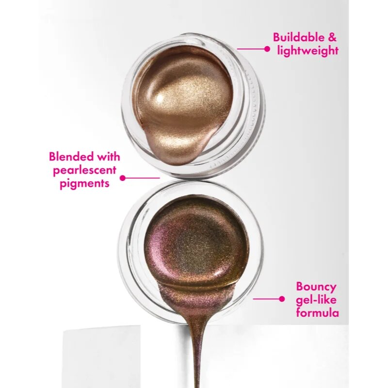 Barry M Glazed gelové oční stíny odstín Mocha Rose 3.5 g