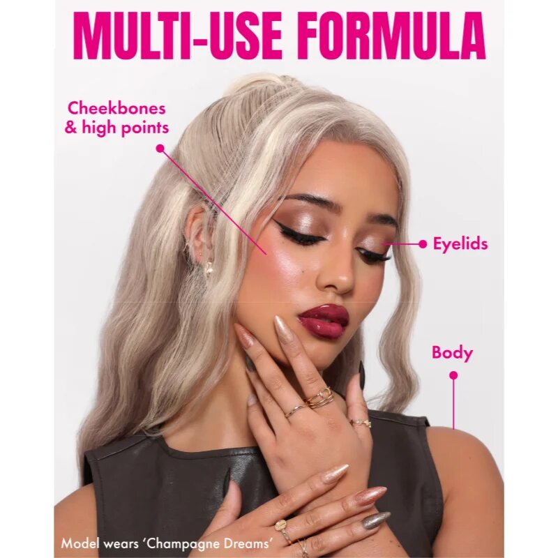 Barry M Glazed gelové oční stíny odstín Sparkling wine Dreams 3.5 g