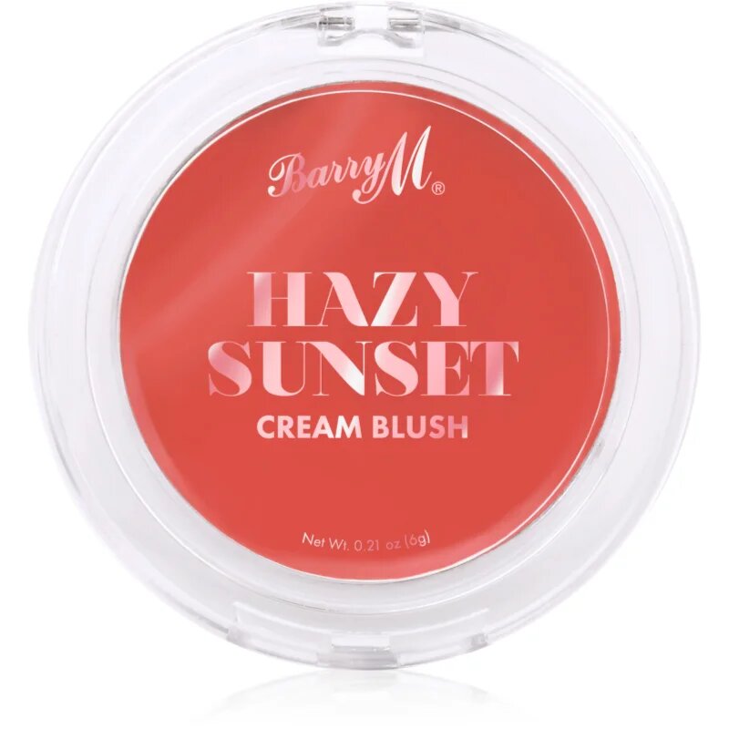 Barry M Hazy Sunset krémová tvářenka odstín Horizon Glow 6 g