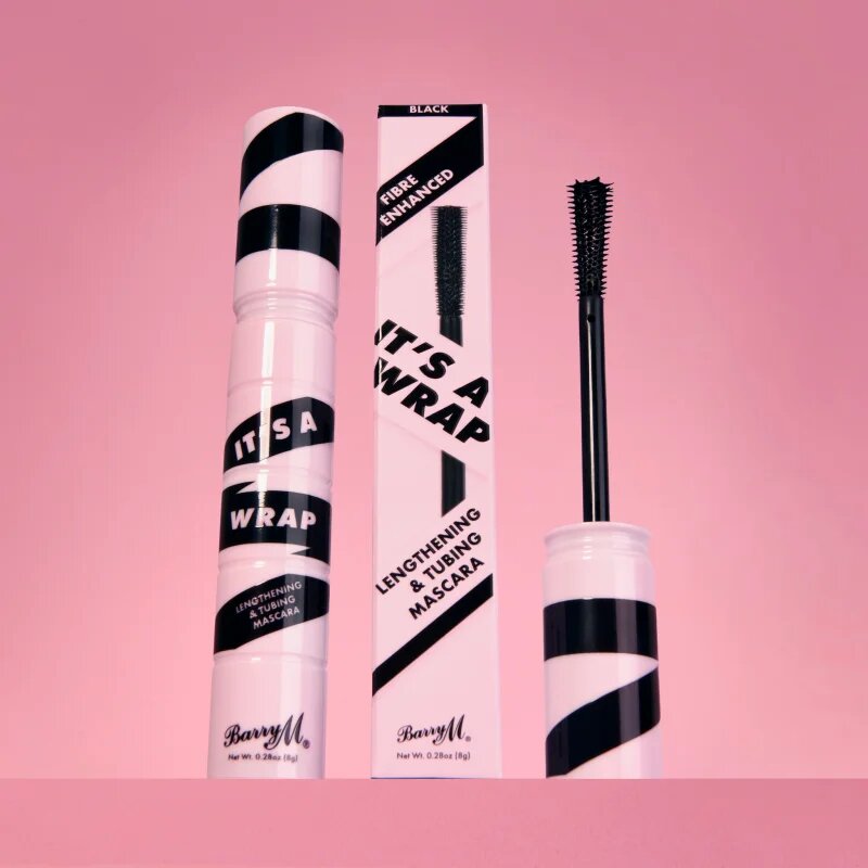Barry M It's A Wrap objemová a prodlužující řasenka odstín Black 8 g