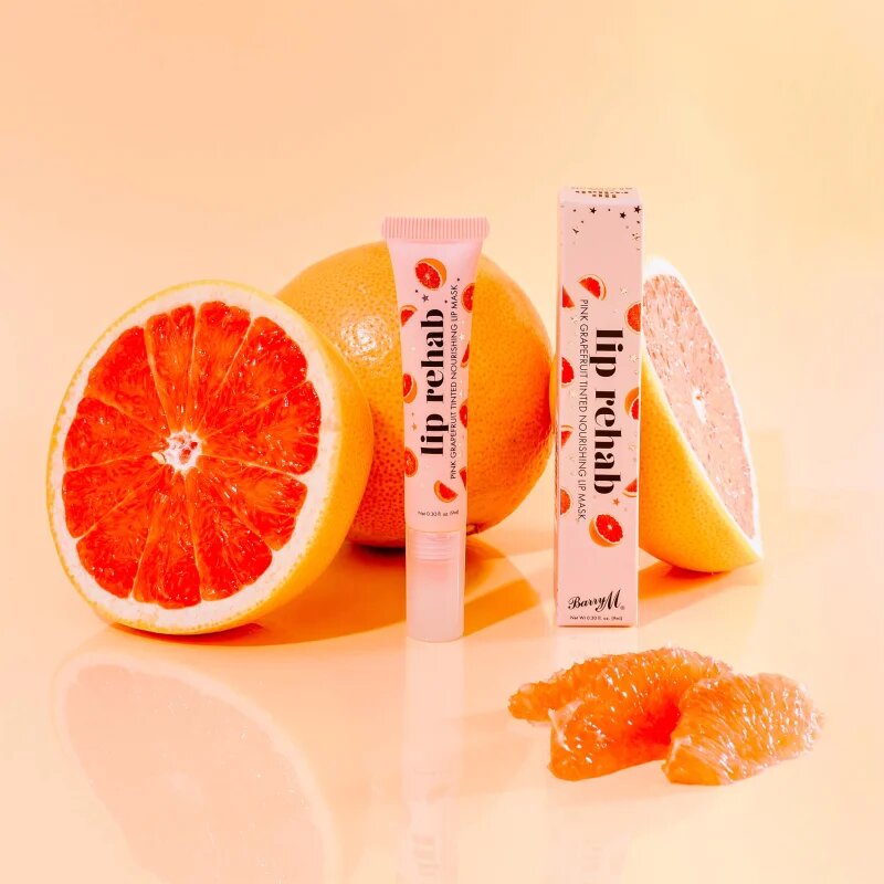 Barry M Lip Rehab vyživující maska na rty odstín Grapefruit 9 ml