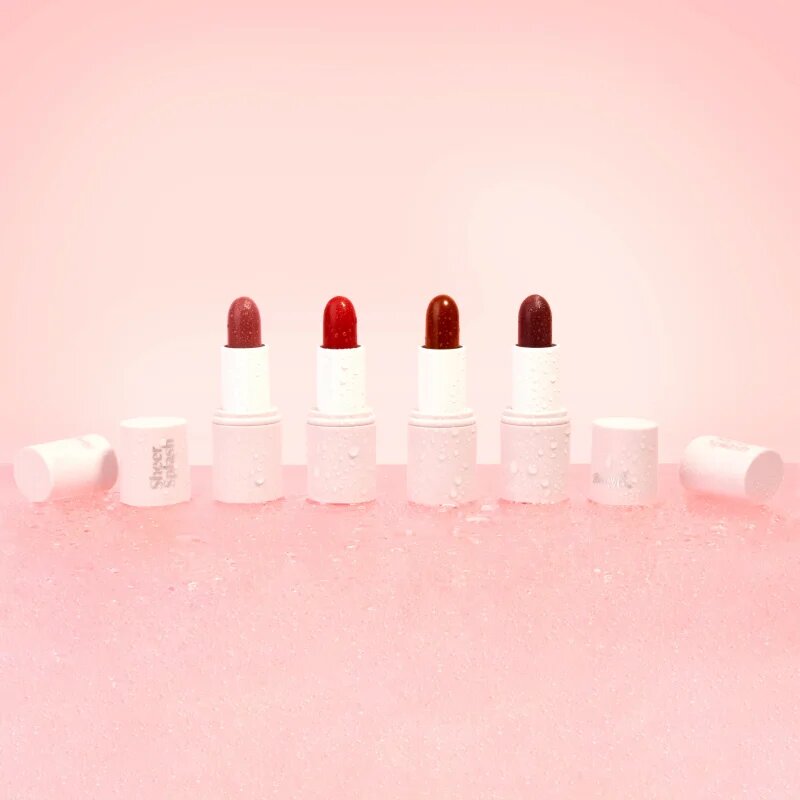 Barry M Sheer Splash hydratační balzám na rty odstín Strawberry Soak 3 g