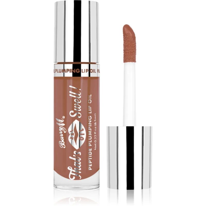 Barry M That's Swell! Peptide Plumping Lip Oil olej na rty pro objem odstín Nude Nectar 6.5 ml