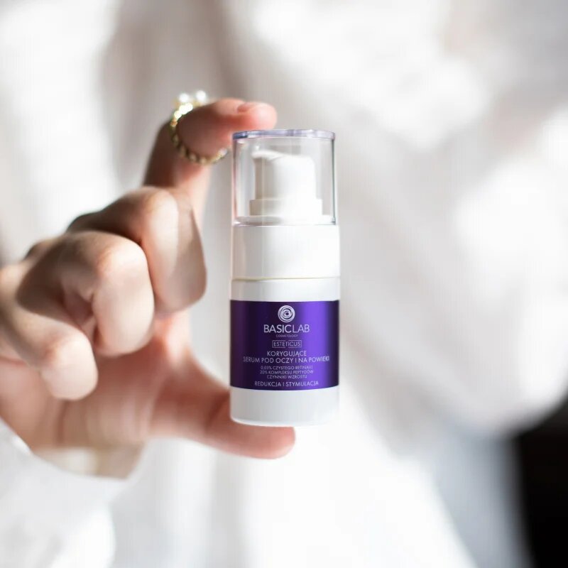 BasicLab Cosmetology Esteticus omlazující oční sérum pro zpevnění pleti 15 ml