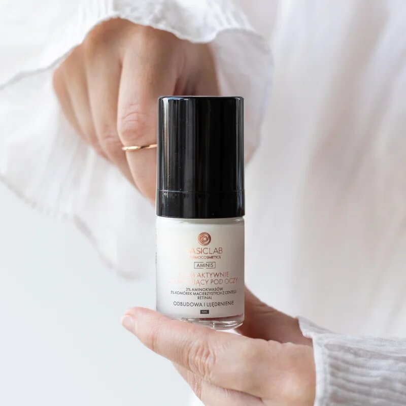 BasicLab Dermocosmetics Aminis vyhlazující a zpevňující oční krém na noc 18 ml