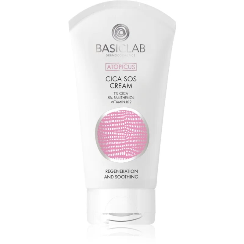 BasicLab Dermocosmetics Atopicus SOS krém pro citlivou pleť se sklonem ke zčervenání 75 ml