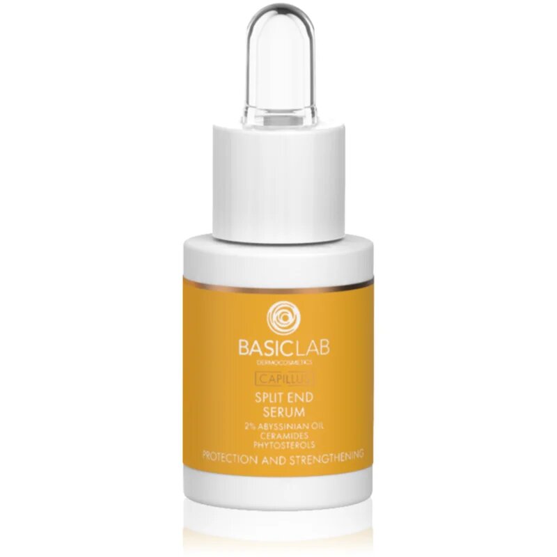 BasicLab Dermocosmetics Capillus olejové sérum na roztřepené konečky vlasů 15 ml