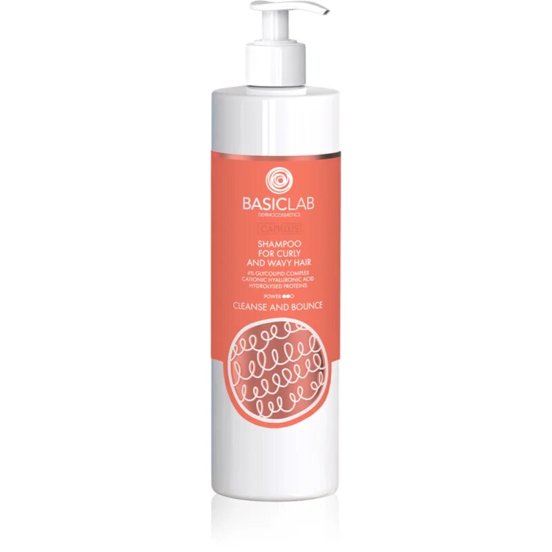 BasicLab Dermocosmetics Capillus šampon pro vlnité a kudrnaté vlasy 300 ml