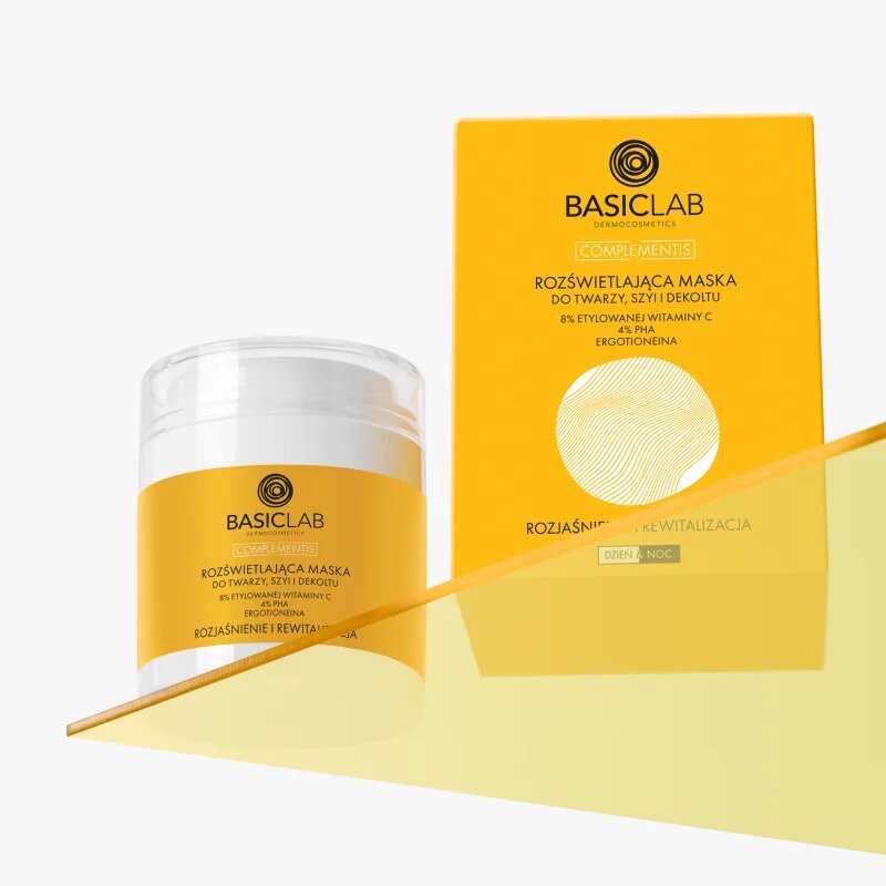 BasicLab Dermocosmetics Complementis rozjasňující maska pro mdlou nesjednocenou pleť 50 ml