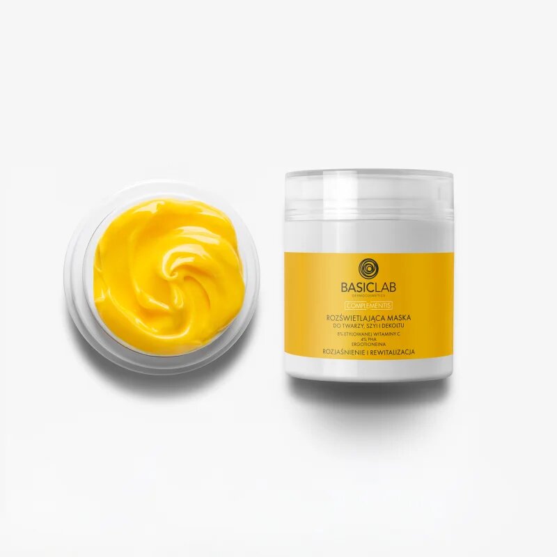 BasicLab Dermocosmetics Complementis rozjasňující maska pro mdlou nesjednocenou pleť 50 ml