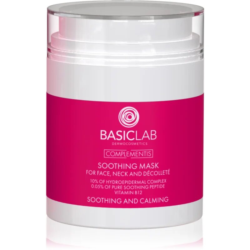 BasicLab Dermocosmetics Complementis zklidňující maska pro zarudlou a podrážděnou pleť 50 ml