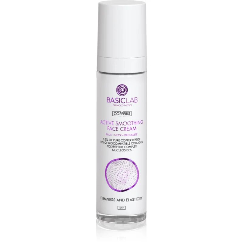 BasicLab Dermocosmetics Copperis denní vyhlazující krém s peptidy 50 ml