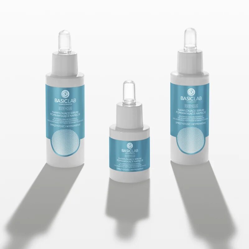 BasicLab Dermocosmetics Esteticus hydratační sérum se zpevňujícím účinkem 3% Hyaluronic Acid 15 ml