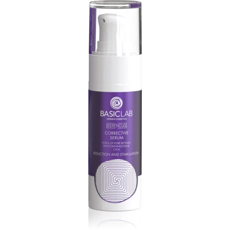 BasicLab Dermocosmetics Esteticus korekční sérum proti pigmentovým skvrnám 0.05% Pure Retinal 30 ml