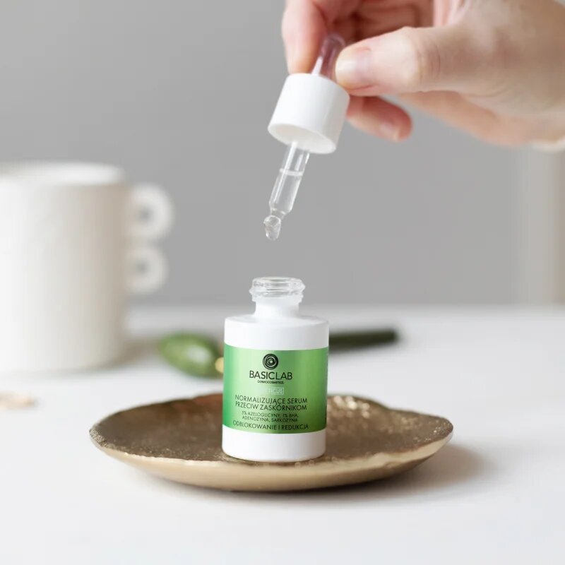 BasicLab Dermocosmetics Esteticus sérum pro minimalizaci pórů proti černým tečkám 15 ml