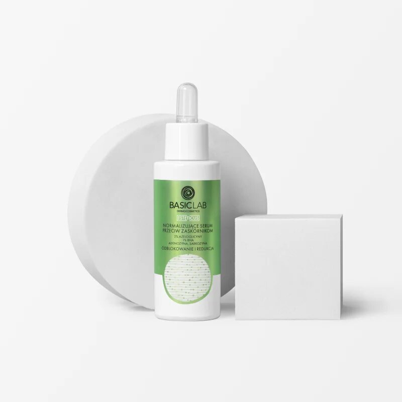 BasicLab Dermocosmetics Esteticus sérum pro minimalizaci pórů proti černým tečkám 30 ml