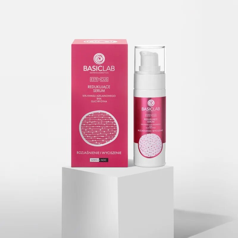BasicLab Dermocosmetics Esteticus sérum pro redukci žilek a začervenání pleti 10% Azelaic Acid 30 ml