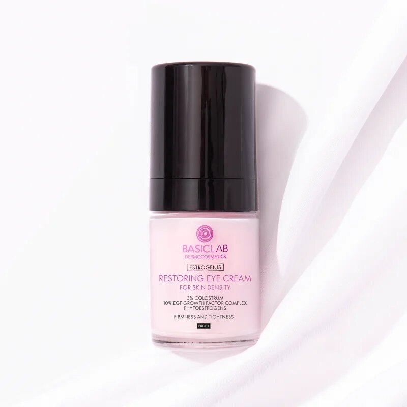 BasicLab Dermocosmetics Estrogenis regenerační oční krém na noc 18 ml