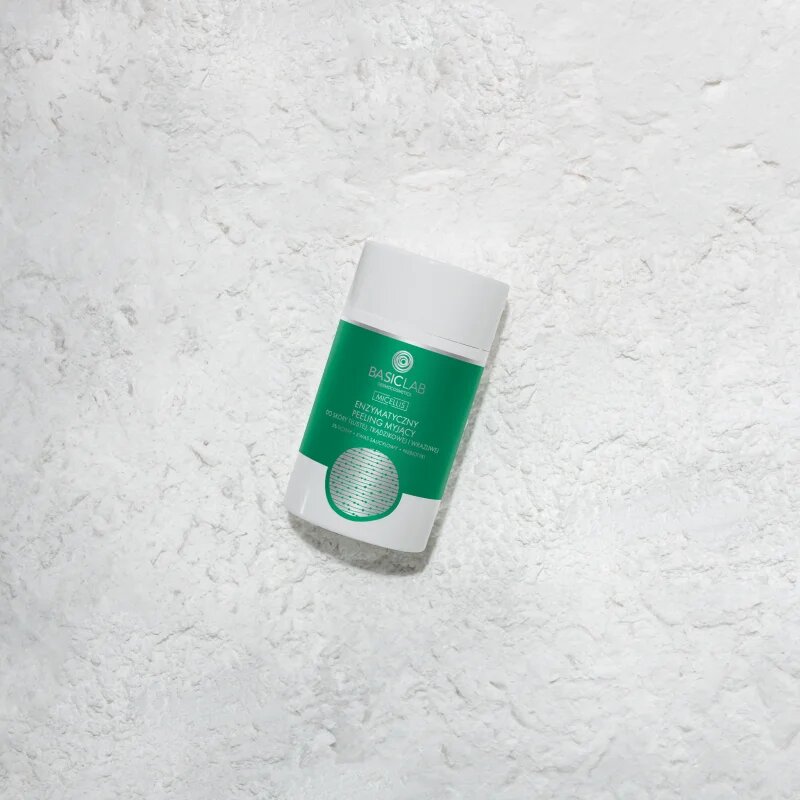 BasicLab Dermocosmetics Micellis enzymatický peeling pro mastnou a problematickou pleť 35 g